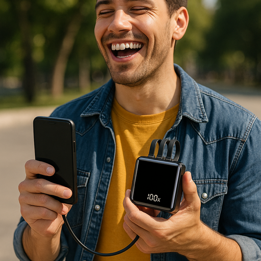 Enerbox – Mini Power Bank 20.000 mAh-Compacto y potente: energía confiable donde la necesites